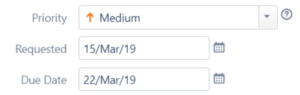 Requested vs Due Date Fields