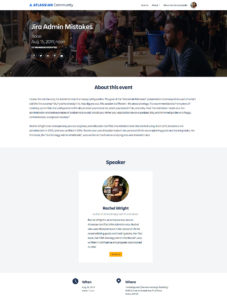 Jira Admin Mistakes at Boise, ID Atlassian Community Event