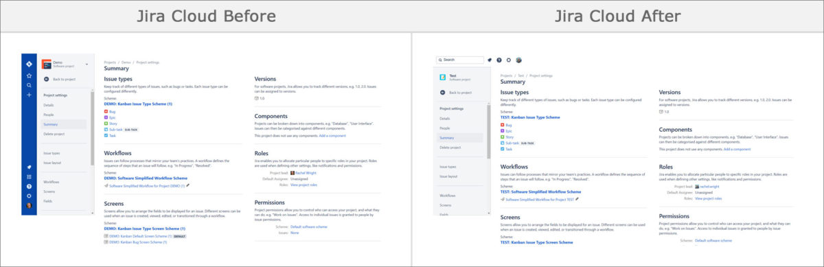 Jira Cloud Navigation Comparison - Strategy for Jira®