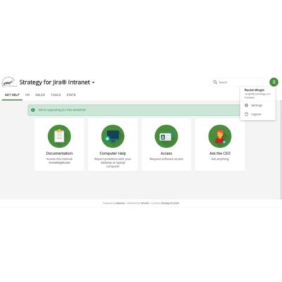 Servado Enterprise Portals for Jira Use Case