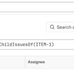 JQL function to query for child work items