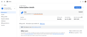 Atlassian entitlement number
