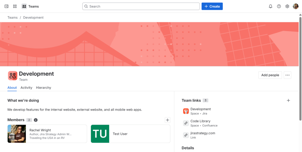 Atlassian global teams profile